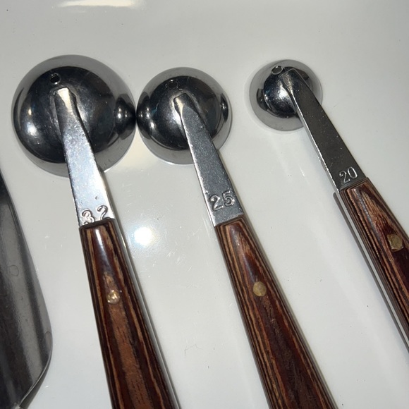 Econome Inox Mid Century Modern Fruit Sculpting Kitchen Utensils Set of 4 - Picture 4 of 5